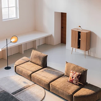 Zuiver Sofaelement 1,5-Seter <strong>Hunter</strong>  Lysebrun