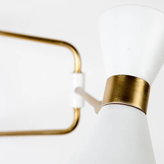 Zuiver Vegglampe Shady Hvit