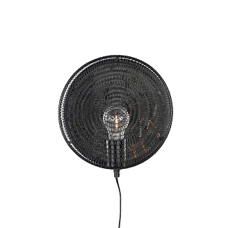 Vegglampe <strong>Lefkada</strong>  Svart