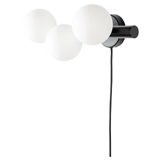 Vegglampe <strong>Navarra</strong>  Svart, Hvit