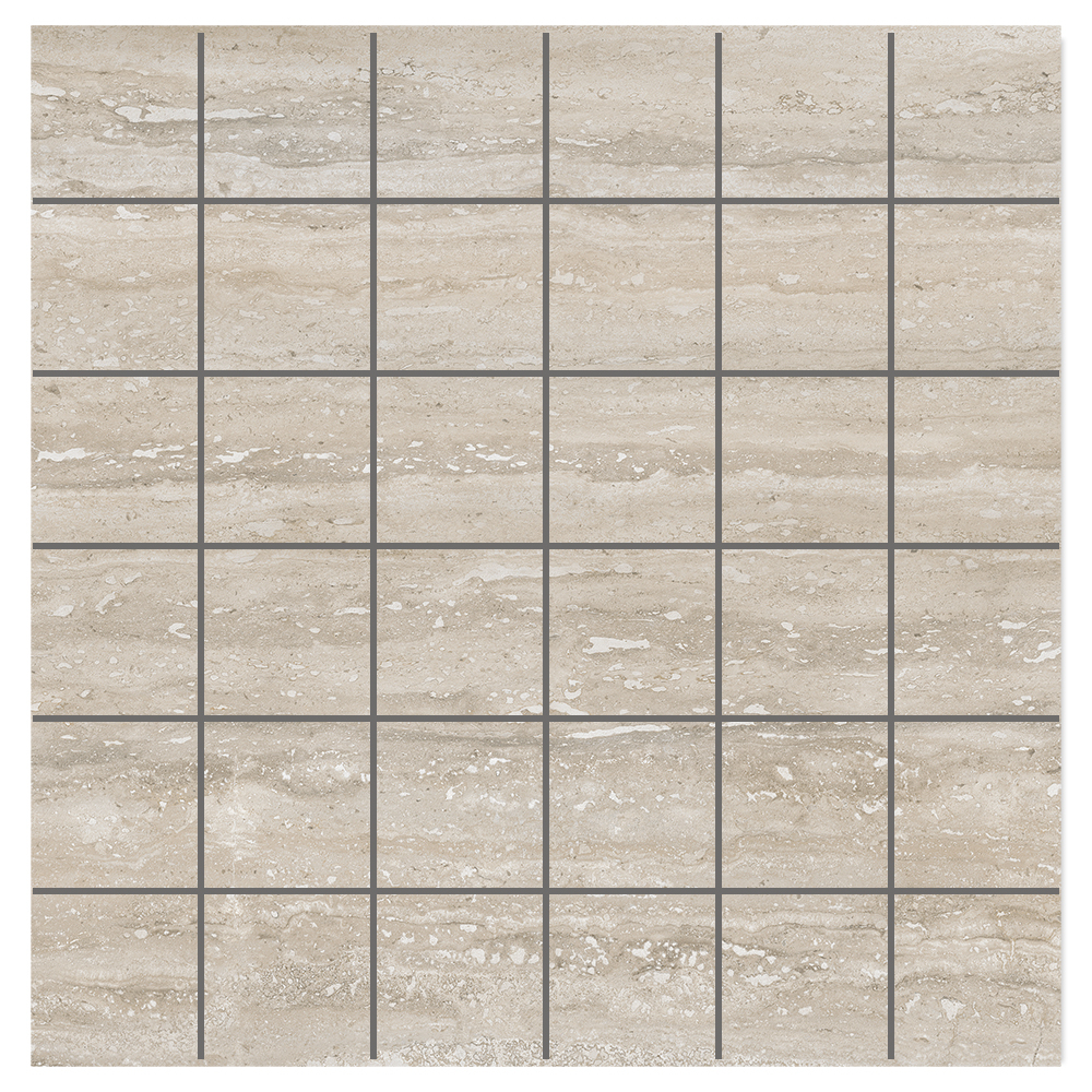 Mosaikk Gulvflis Medelhav Beige Matt 30x30 cm