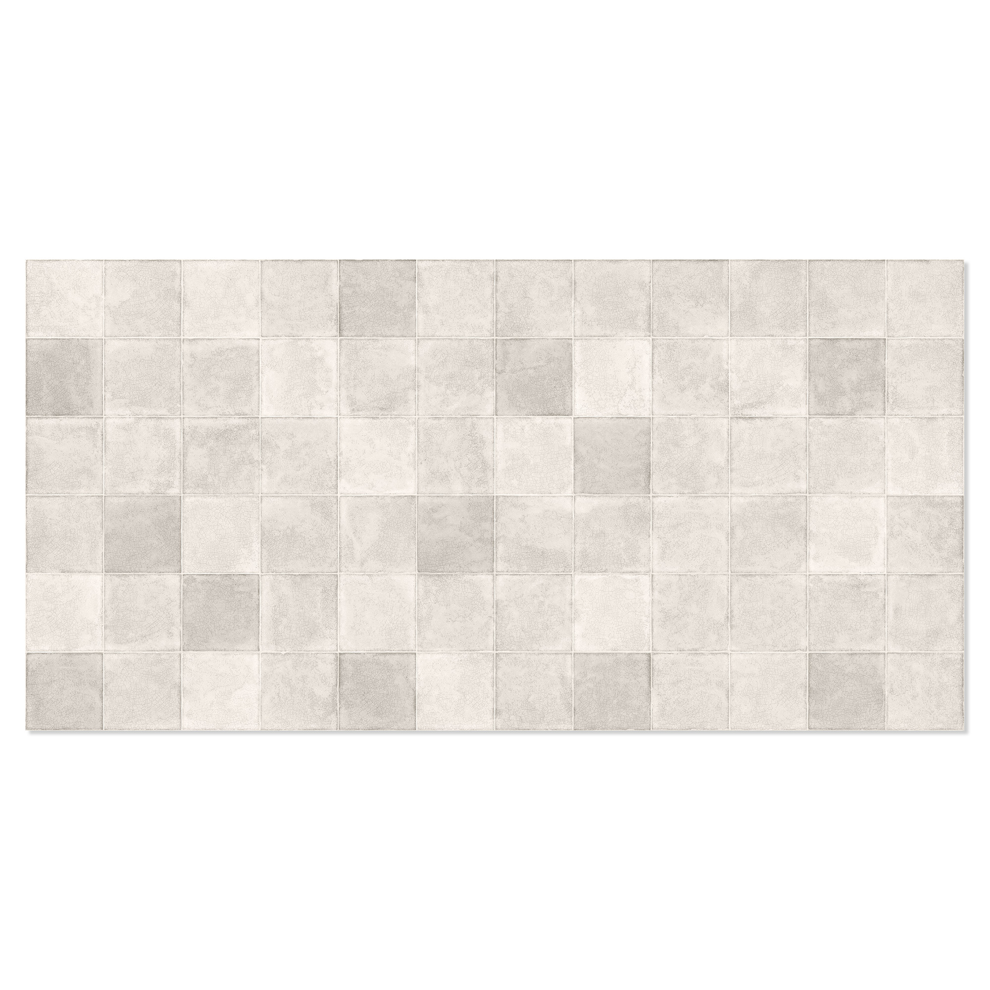 Veggflis Avelo Pixel Brytvit Matt-Blank 60x120 cm