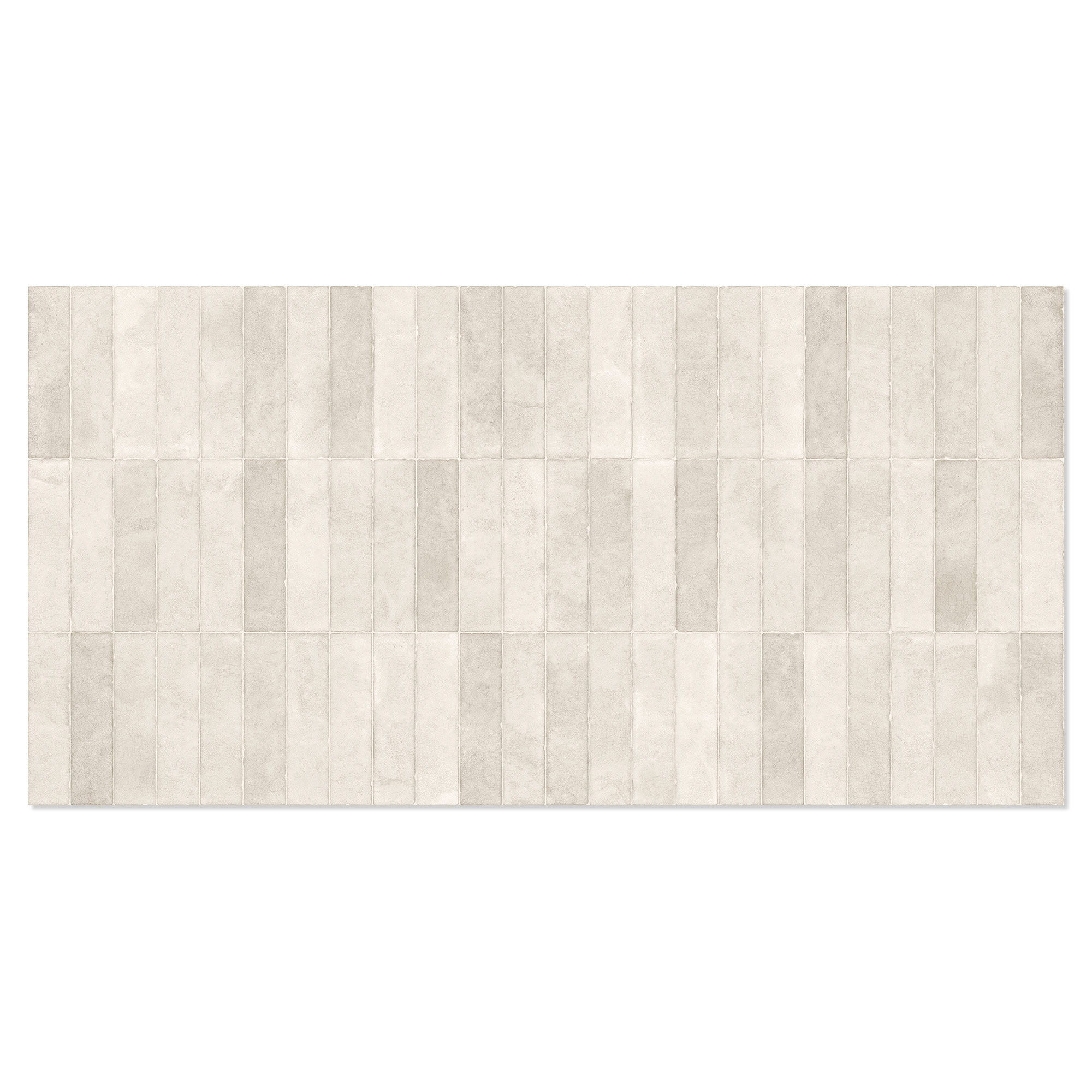Veggflis Avelo Ribbad Brytvit Matt-Blank 60x120 cm