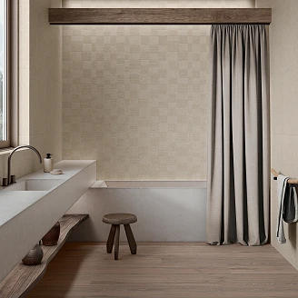 Veggflis <strong>Washi</strong>  Sand Textil Matt Relieff 60x120 cm