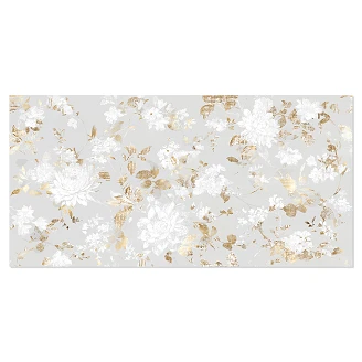 Veggflis <strong>Melodi</strong>  Blommor Pearl Matt 60x120 cm