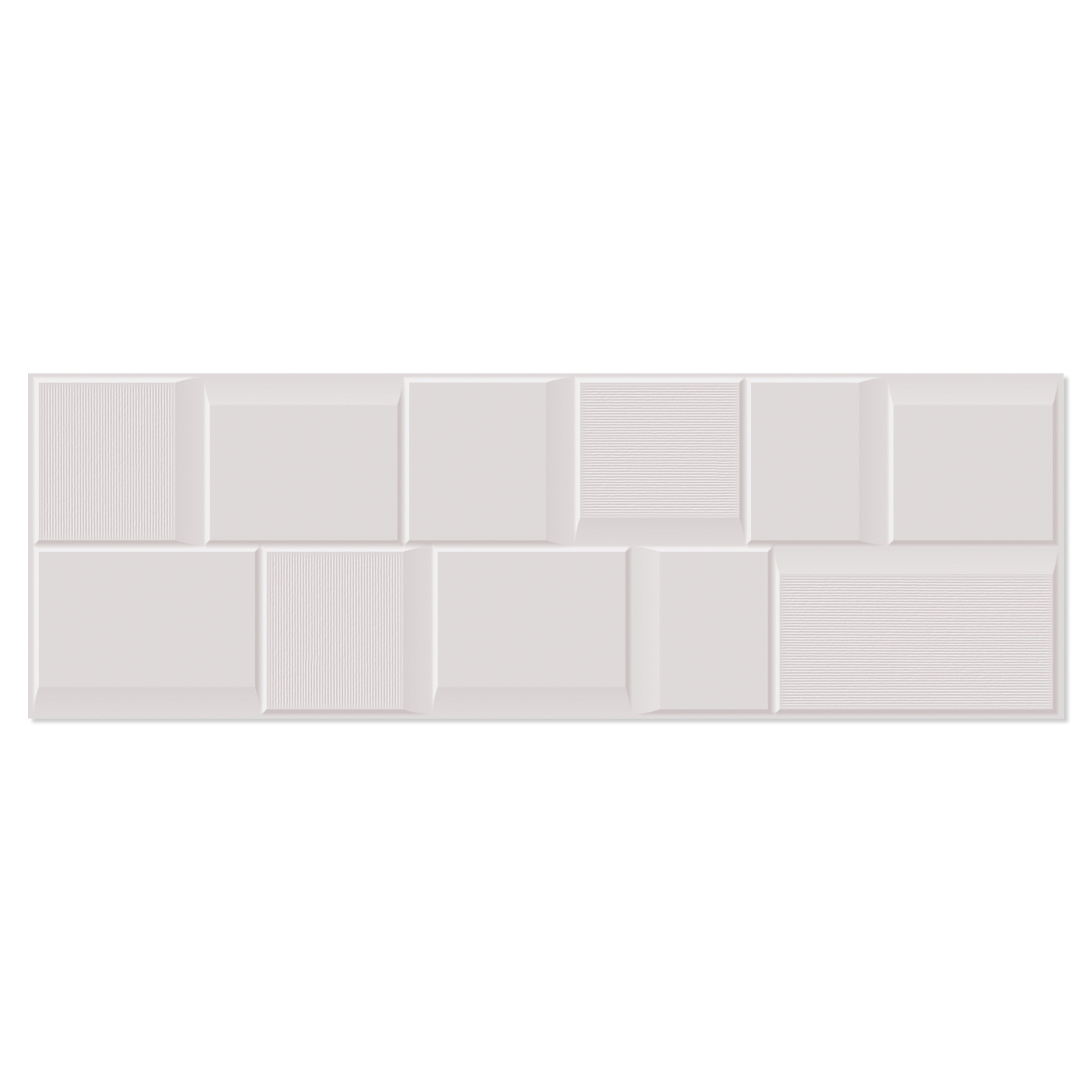 Veggflis Aira Mist Block Matt Relieff 30x90 cm