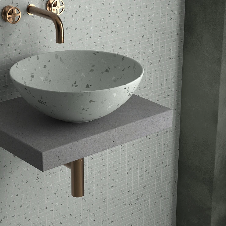 Dune Mosaikk Gulvflis Fragmenta Dune Gris Matt 28.6x30.5 cm