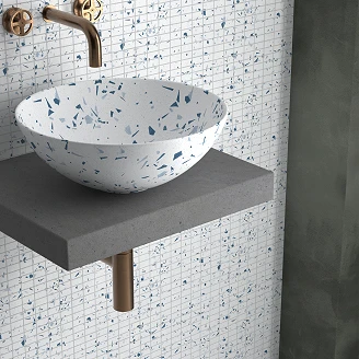 Dune Mosaikk Gulvflis <strong>Fragmenta Dune</strong>  Azul Matt 28.6x30.5 cm