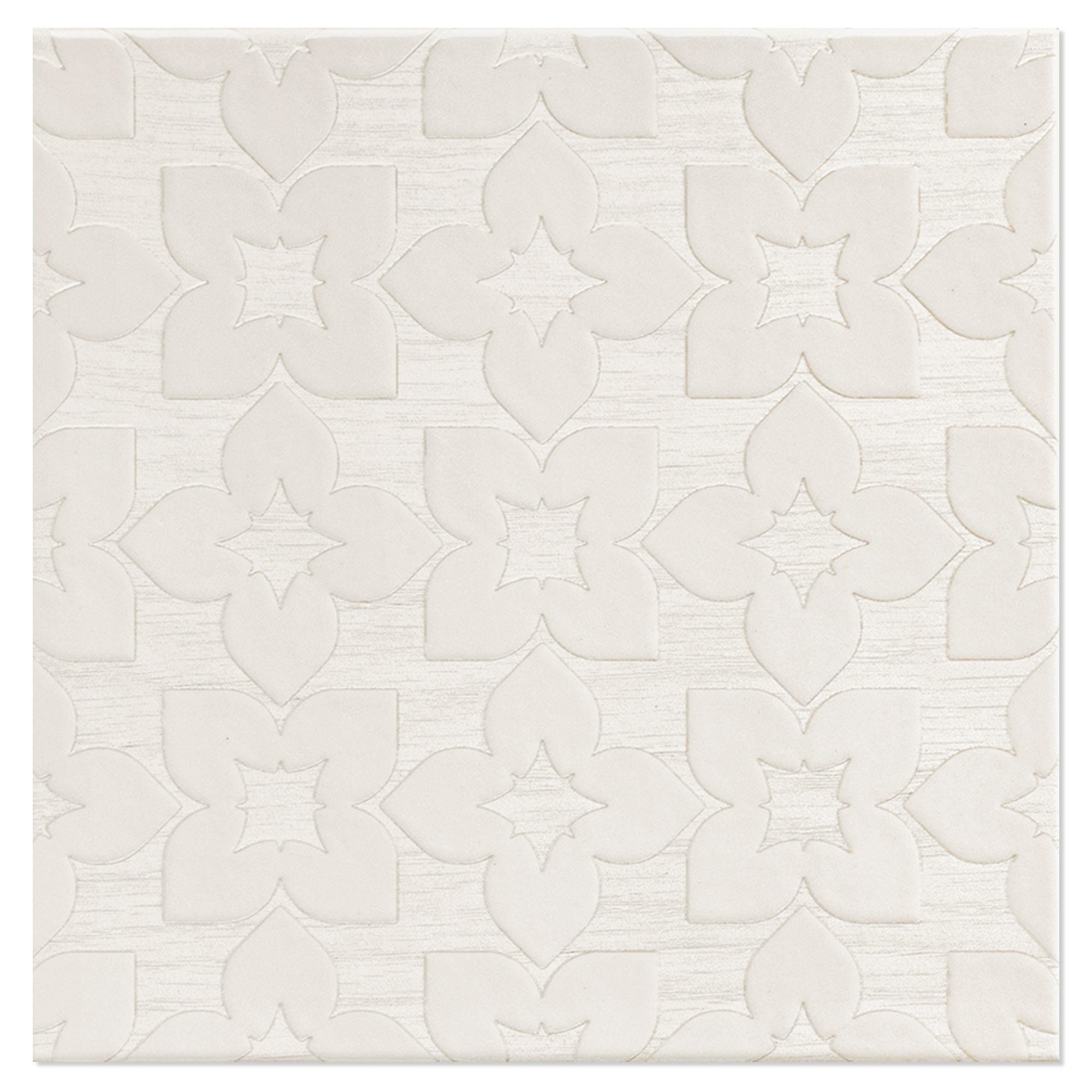 Mainzu Gulvflis Alhaurin Hvit Blank 20x20 cm
