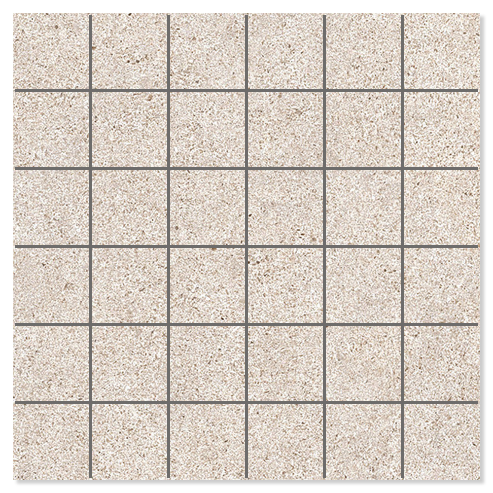 Mosaikk Gulvflis Alvar Soft Beige Matt 30x30 cm