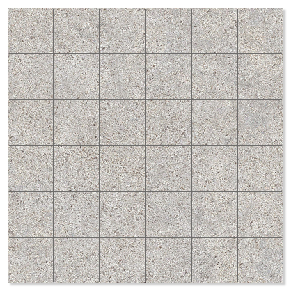 Mosaikk Gulvflis Alvar Soft Grå Matt 30x30 cm