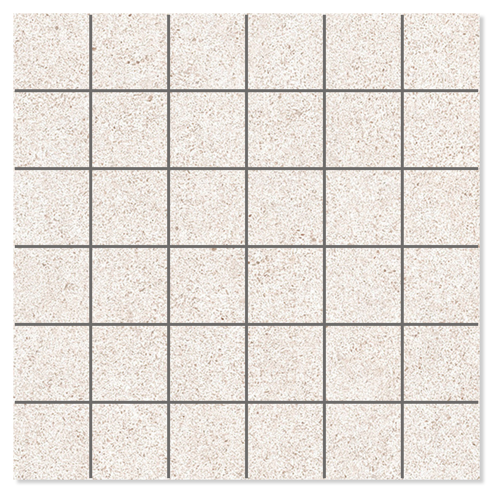 Mosaikk Gulvflis Alvar Soft Lys Beige Matt 30x30 cm