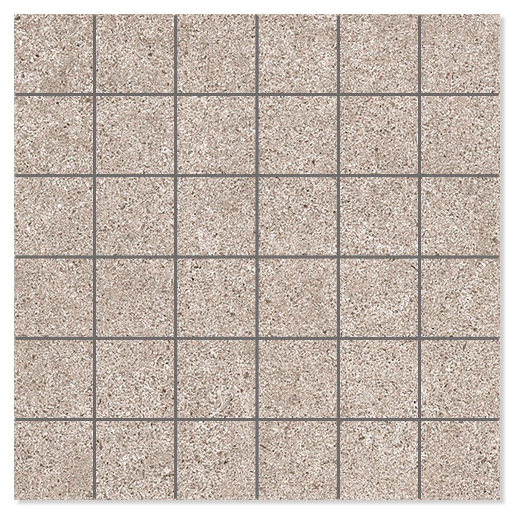 Mosaikk Gulvflis Alvar Soft Taupe Matt 30x30 cm