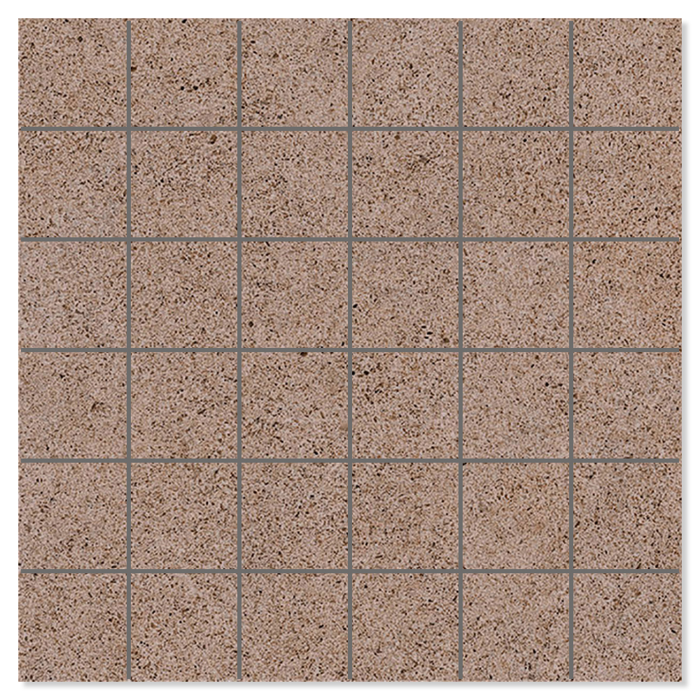 Mosaikk Gulvflis Alvar Soft Brun Matt 30x30 cm