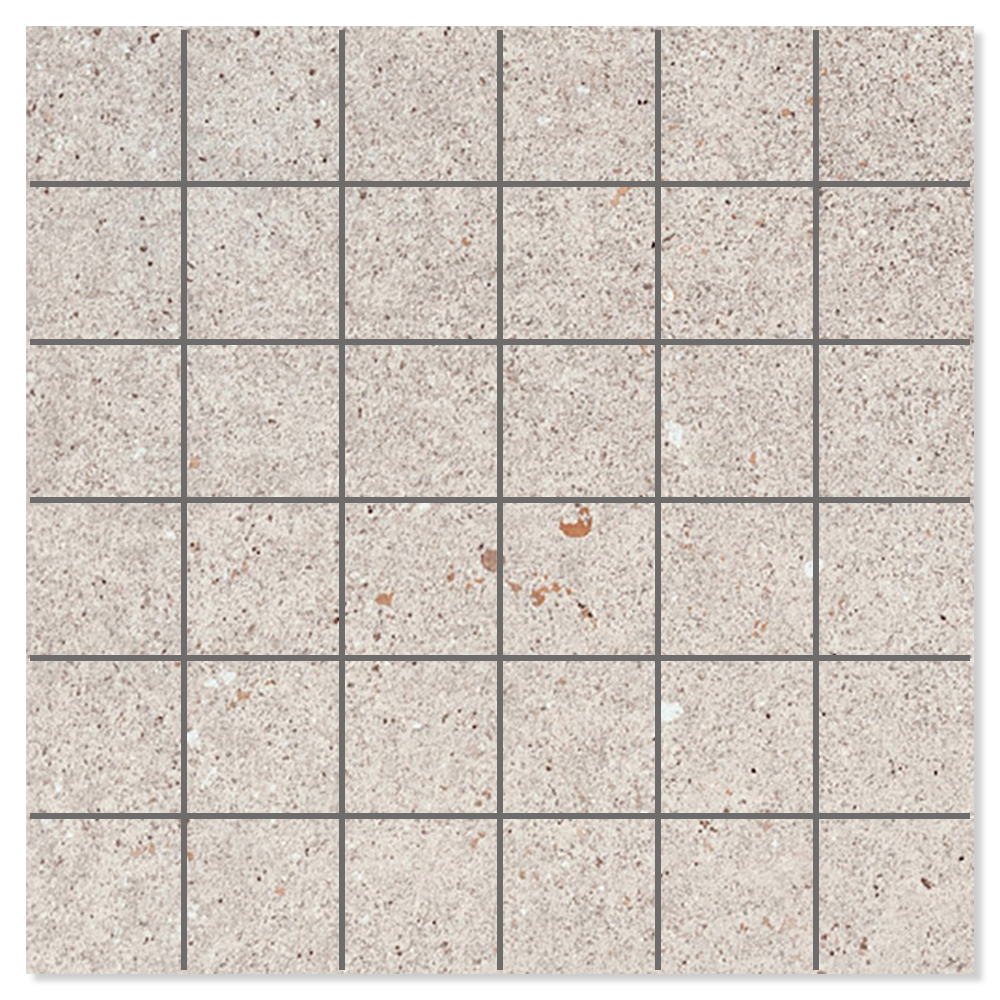 Mosaikk Gulvflis Alvar Natural Taupe Matt 30x30 cm