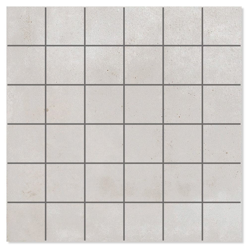 Mosaikk Gulvflis Alvar Raw Lys Grå Matt 30x30 cm