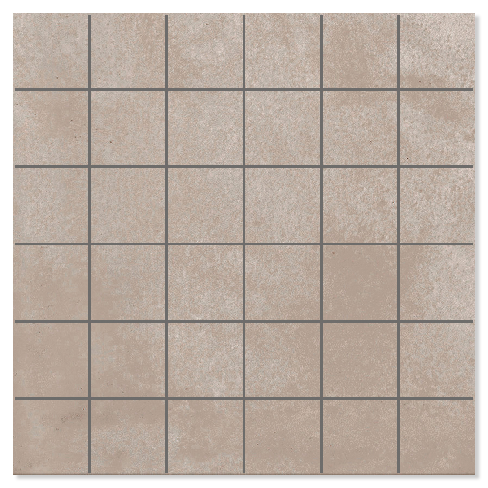 Mosaikk Gulvflis Alvar Raw Taupe Matt 30x30 cm