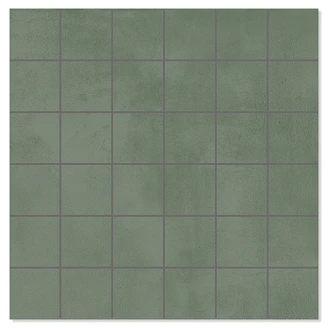 Mosaikk Gulvflis <strong>Delicate</strong>  Raw Grønn Matt 30x30 cm