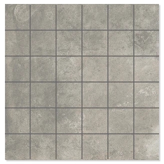 Mosaikk Gulvflis <strong>Metalcraft</strong>  Raw Sølv Matt 30x30 cm