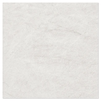 Marmor Gulvflis <strong>Norea</strong>  Raw Hvit Polert 120x120 cm