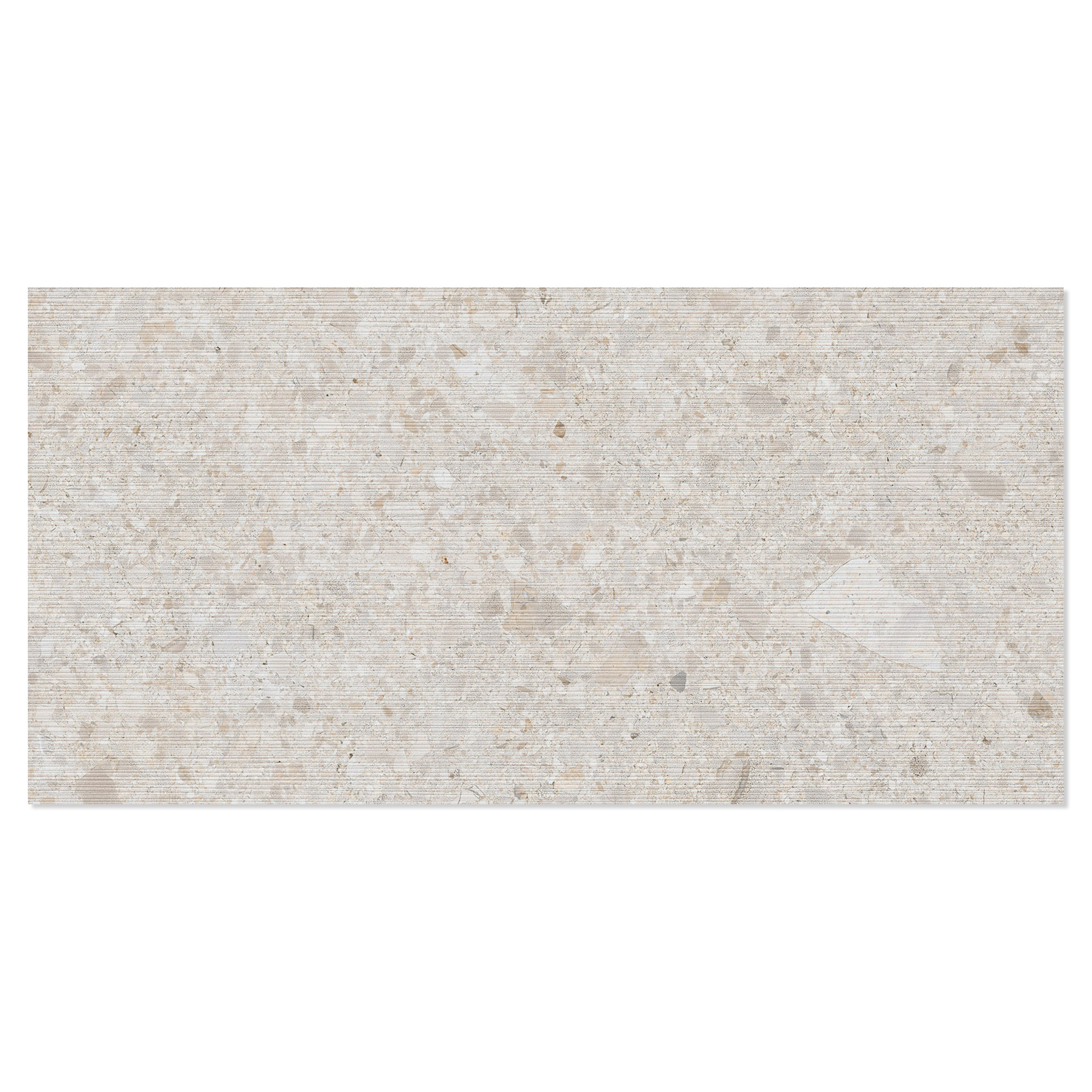 Gulvflis Rivela Raw Gråbeige Lineær Matt Relieff 60x120 cm