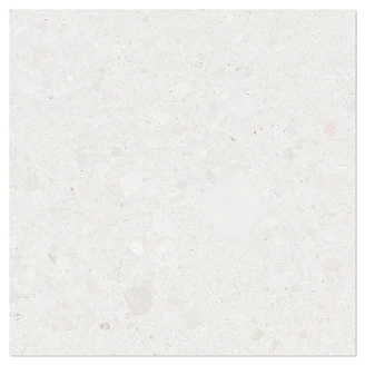 Gulvflis <strong>Rivela</strong>  Raw Pärlvit Matt 60x60 cm
