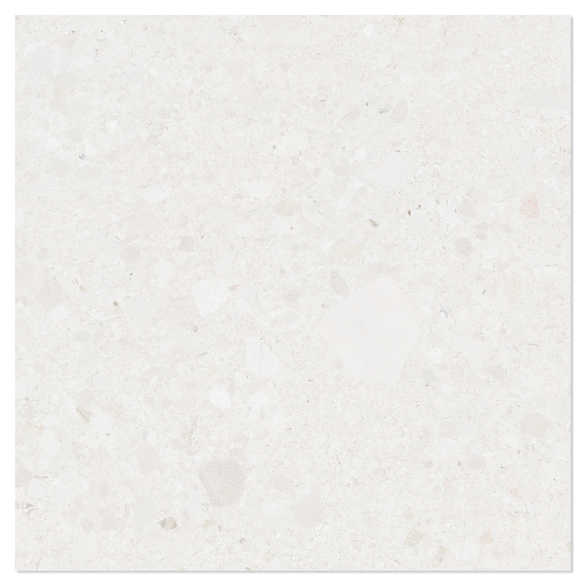 Gulvflis Rivela Raw Pärlvit Matt 60x60 cm