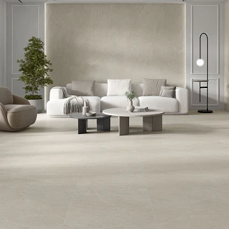 Gulvflis <strong>Terva</strong>  Raw Ivory Matt 120x120 cm