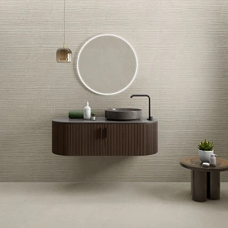 Veggflis <strong>Terva</strong>  Raw Beige Matt Relieff 60x120 cm