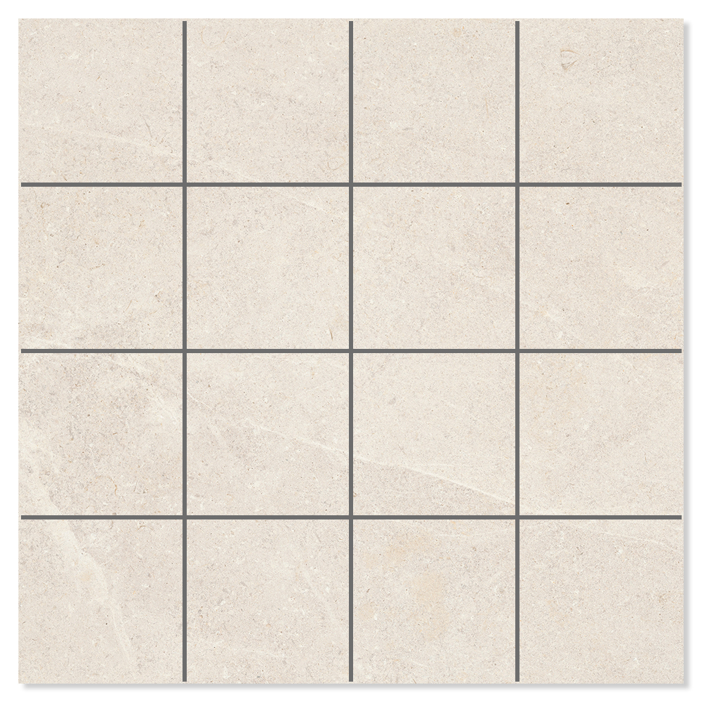 Mosaikk Gulvflis Terva Raw Ivory Matt 30x30 cm