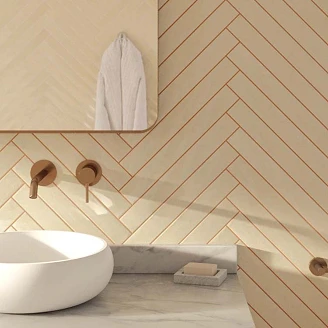 Pissano Klinker Materia Beige Blank 5x40 cm