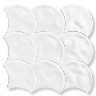 Veggflis <strong>Scale</strong>  Hvit Blank 31x31 cm
