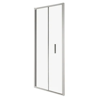 Dusjdør <strong>Solcore</strong>  90 cm Krom Blank Sammenleggbar