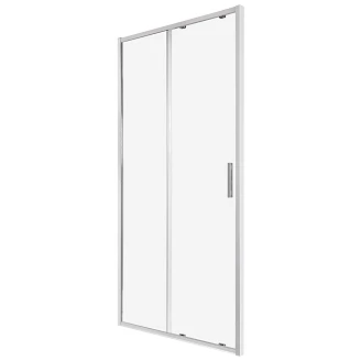Dusjdør <strong>Solcore</strong>  100 cm Krom Blank Skyvbar