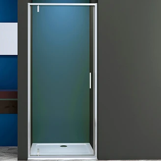 Dusjdør <strong>Solcore</strong>  80 cm Krom Blank Pivot