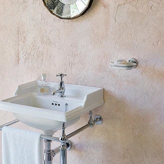 <strong>Burlington</strong>  Servant Classic 50 cm Hvit med Kromstativ