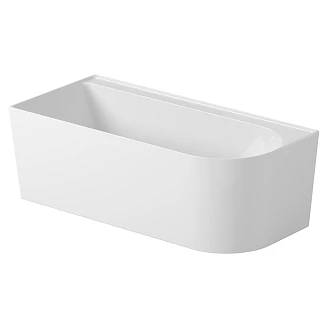 Hjørnebadekar <strong>Nevora</strong>  Hvit Blank 170 cm Venstre med Hyllekant & Hvit Click-Clack Bunnventil