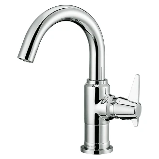 Servantbatteri med Ett Håndtak <strong>Temisto</strong>  Krom Blank 22.7 cm