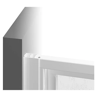 Ravak Dusjhjørne med Fast Panel <strong>Supernova</strong>  80x90 cm Krom Matt