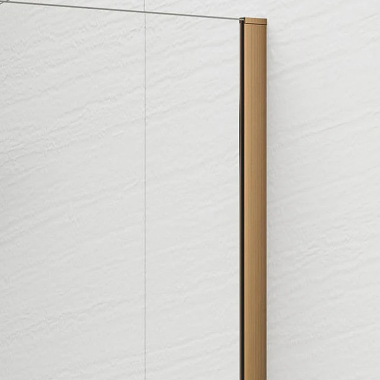Dusjvegg Otti Bronse Matt 8 mm 110x210 cm Bronseglass