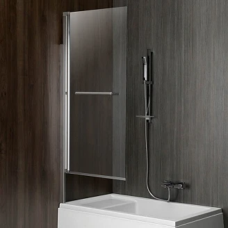 Sammenleggbar Badekarvegg <strong>Sanna</strong>  Krom Blank 70 cm