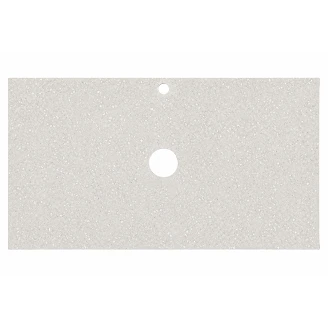 Benkplate <strong>Tempest</strong>  Grå Satin 100 cm