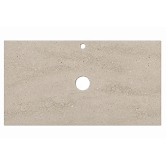 Benkplate <strong>Tempest</strong>  Marmor Beige Satin 80 cm