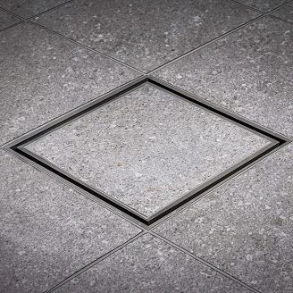 Slukrist <strong>Tile In Frame</strong>  200 Granitt Matt