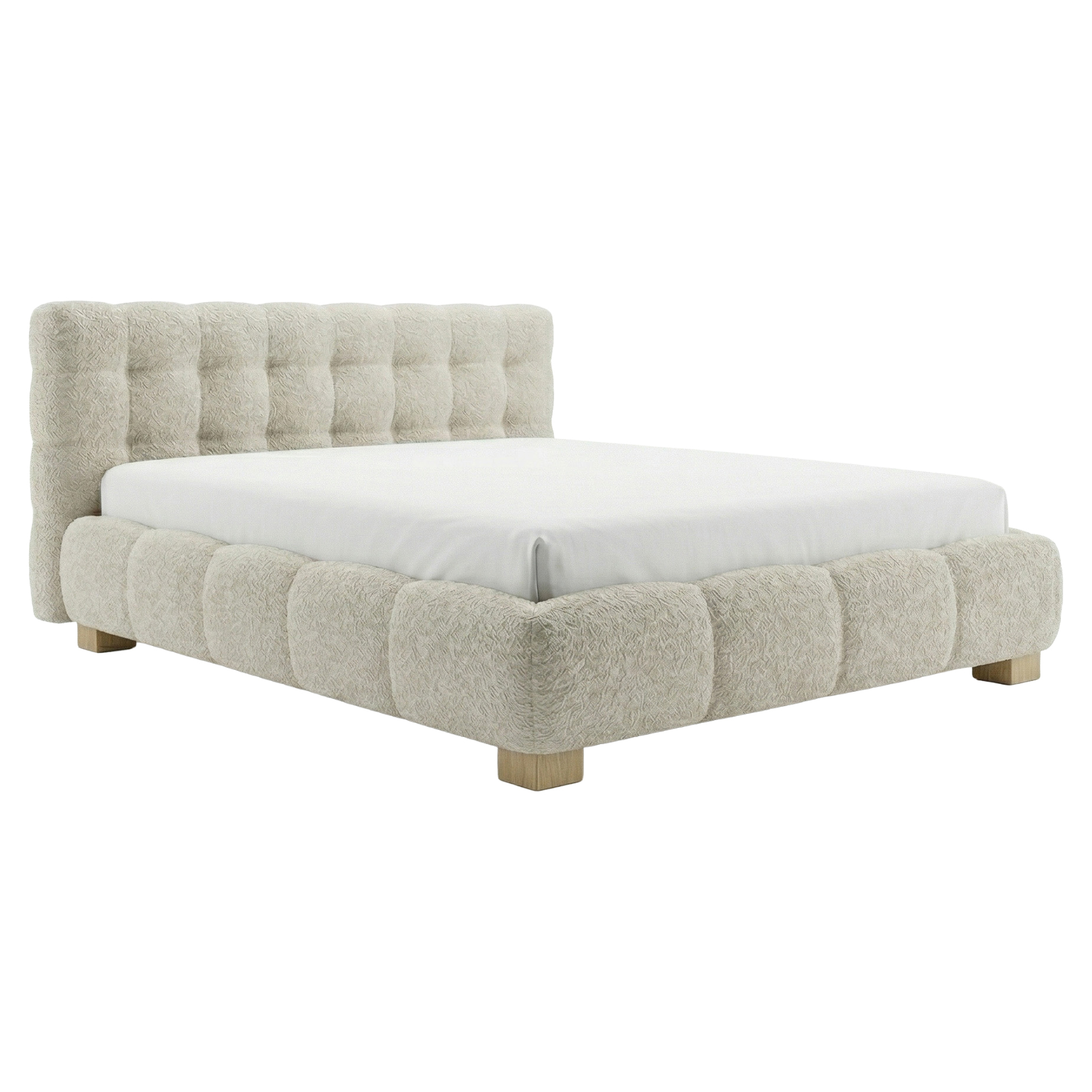 Sengeramme Belton Beige uten Oppbevaring 160x200 cm