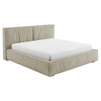 Sengeramme <strong>Belvaro</strong>  Beige med Oppbevaring 160x200 cm