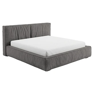 Sengeramme <strong>Belvaro</strong>  Antrasitt med Oppbevaring 160x200 cm