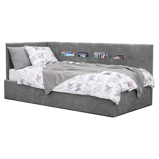 Sengeramme <strong>Belon</strong>  Grå uten Oppbevaring 90x200 cm