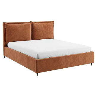 Sengeramme <strong>Clarmont</strong>  Rustbrun uten Oppbevaring 160x200 cm