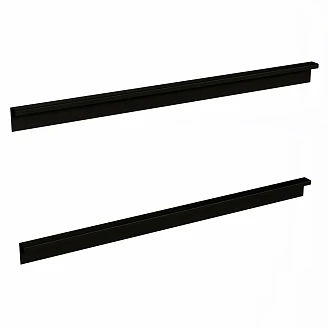 Møbelpakke Luna Oliv 80 cm med Cosentino Svart Benkplate, Høyskap, Speil, Servant, Servantbatteri & Bunnventil